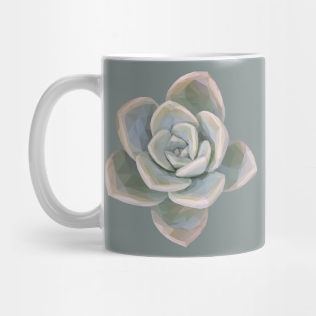 Low Poly Faded Succulent by ErinFCampbell